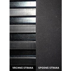 Gumová rohož rebrovaná 6 mm – šírka 1200 mm (GDM4)